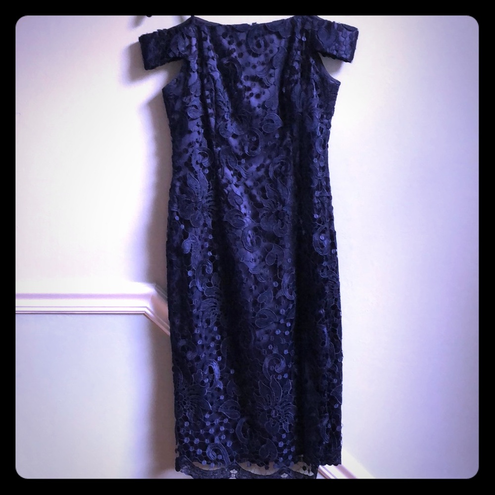 Elegant cocktail dress by Adrianna Papel.